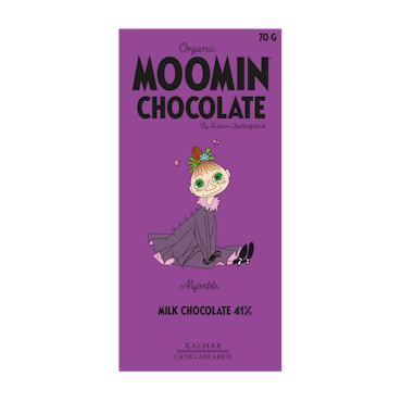 Organic Moomin Chocolate Mymble – Naturell mjölkchoklad 41%