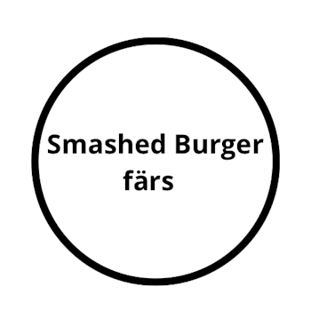 Smashed burger färs