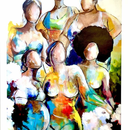 Stor Friends- Flowers 50x70