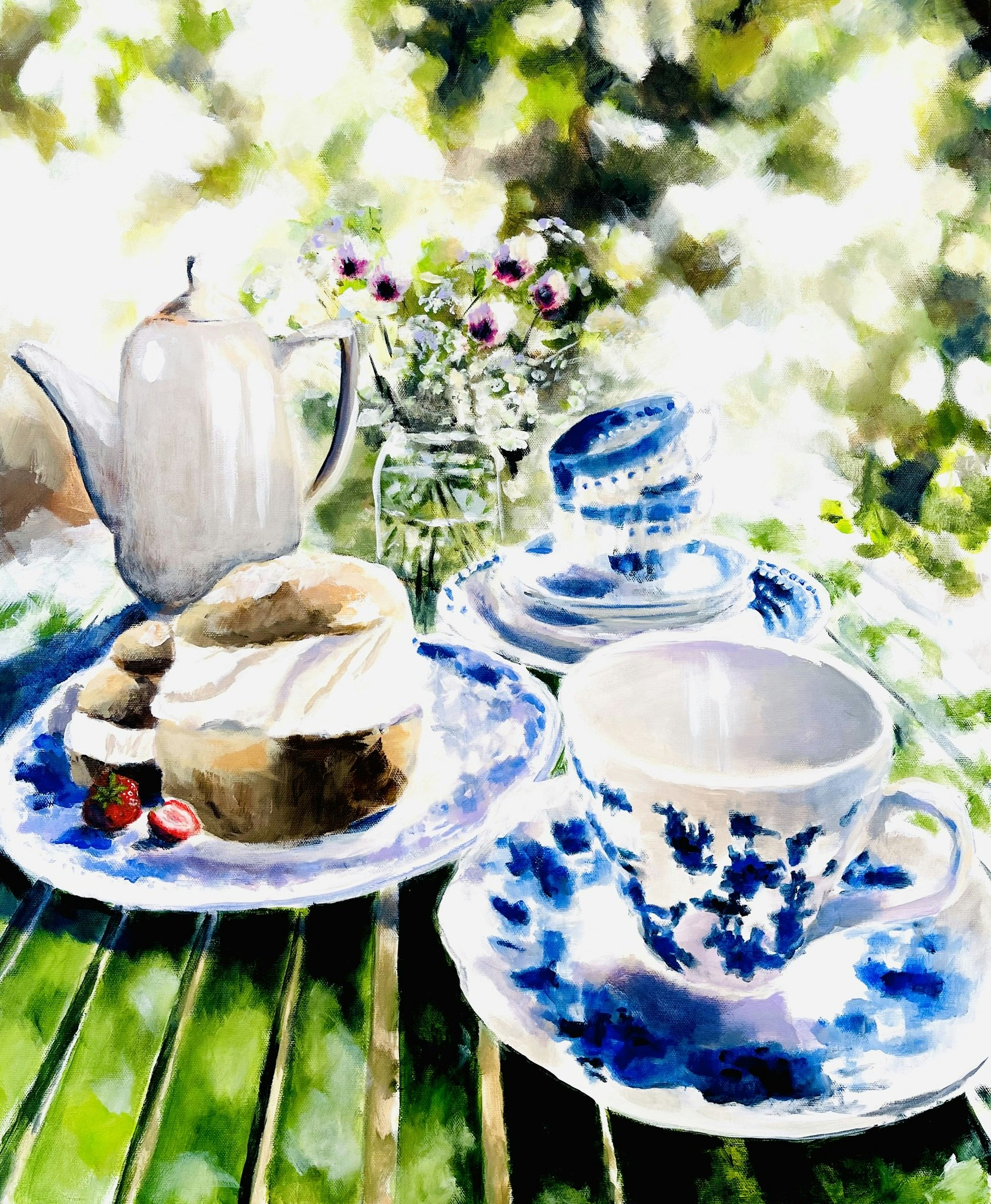 Semla och Söder-te 40x50