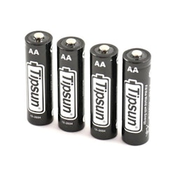 Tipsun AA Litium batteri, 4-pack