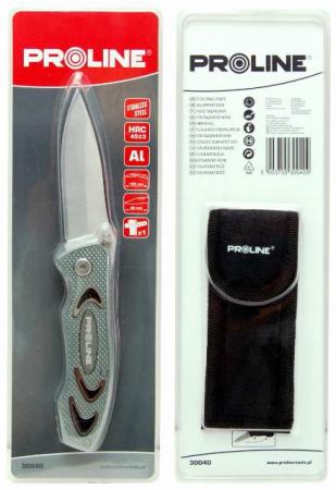 Universalkniv, infällbar med förvaringsficka för bälte, 11.5cm, 8cm knivdel, 100g, Proline