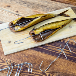 Rökkrokar för fisk, 10st specialutformade krokar i rostfritt stål