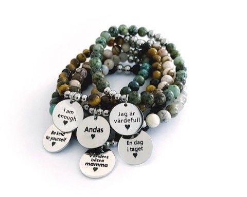 Armband med text - UJDesign