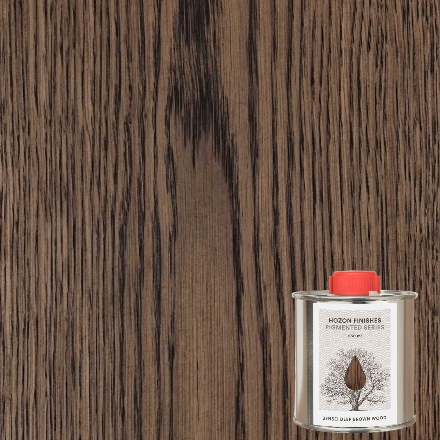 Hozon Finishes - Sensei Deep Brown Wood 2K (312 ml)