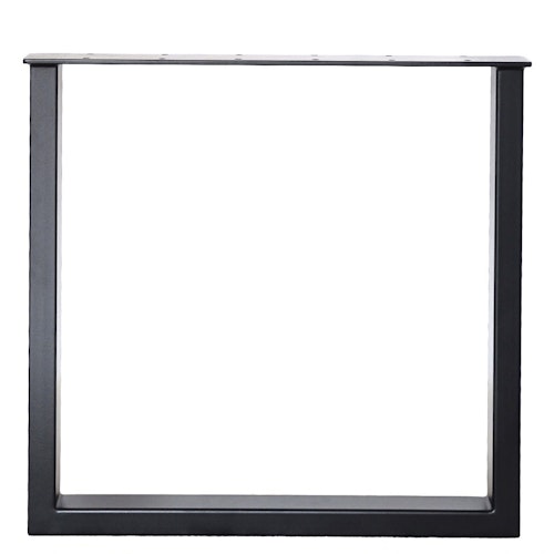 Svarta fyrkantsben (premium) 70x70 cm