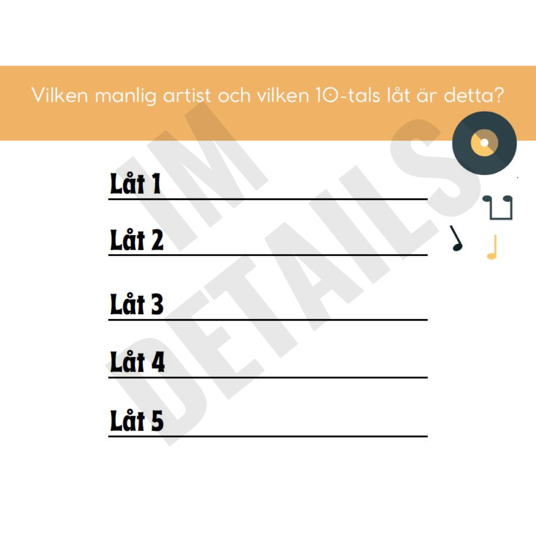 Musikquiz spotify