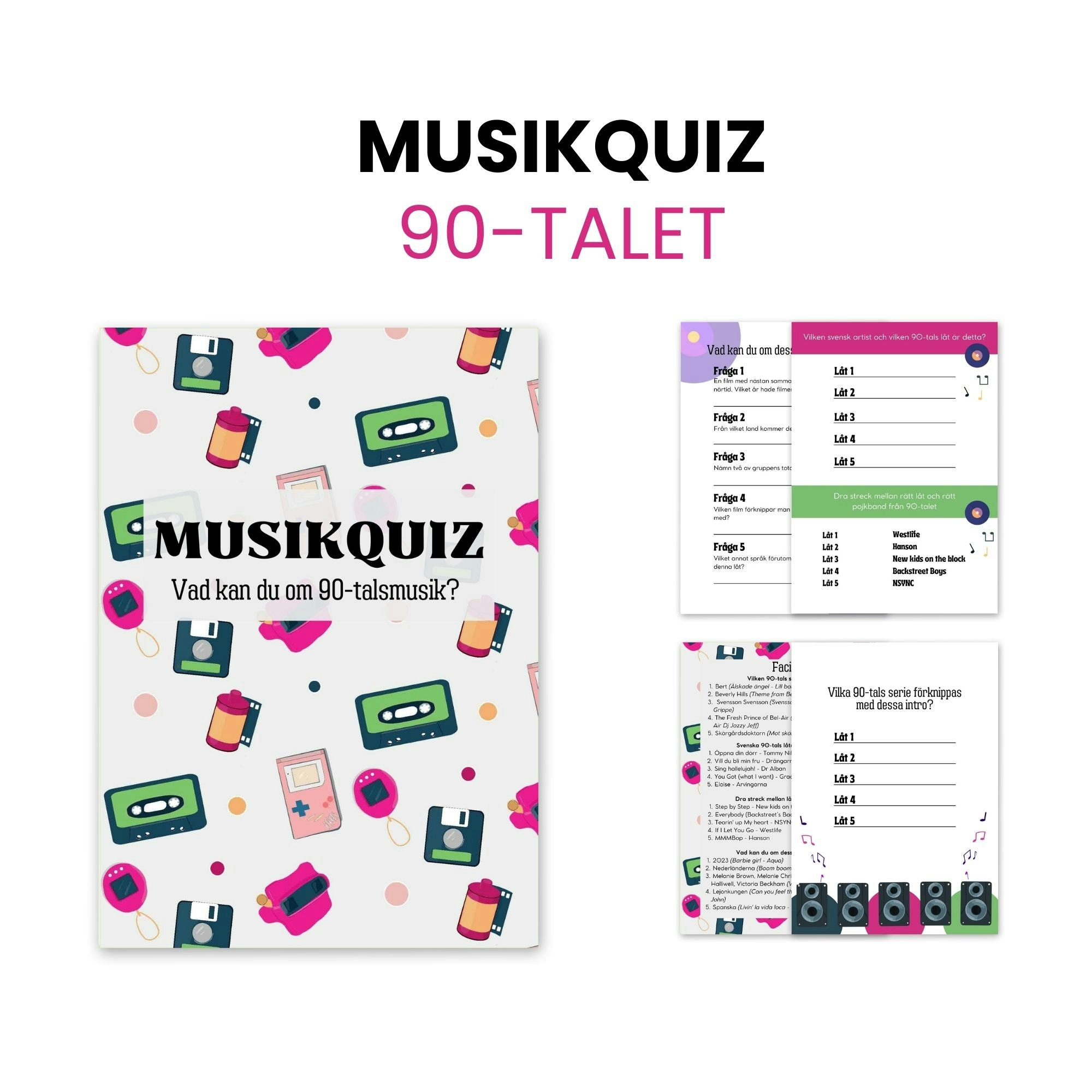 Musikquiz - 90-talet