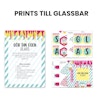 Glassbar prints