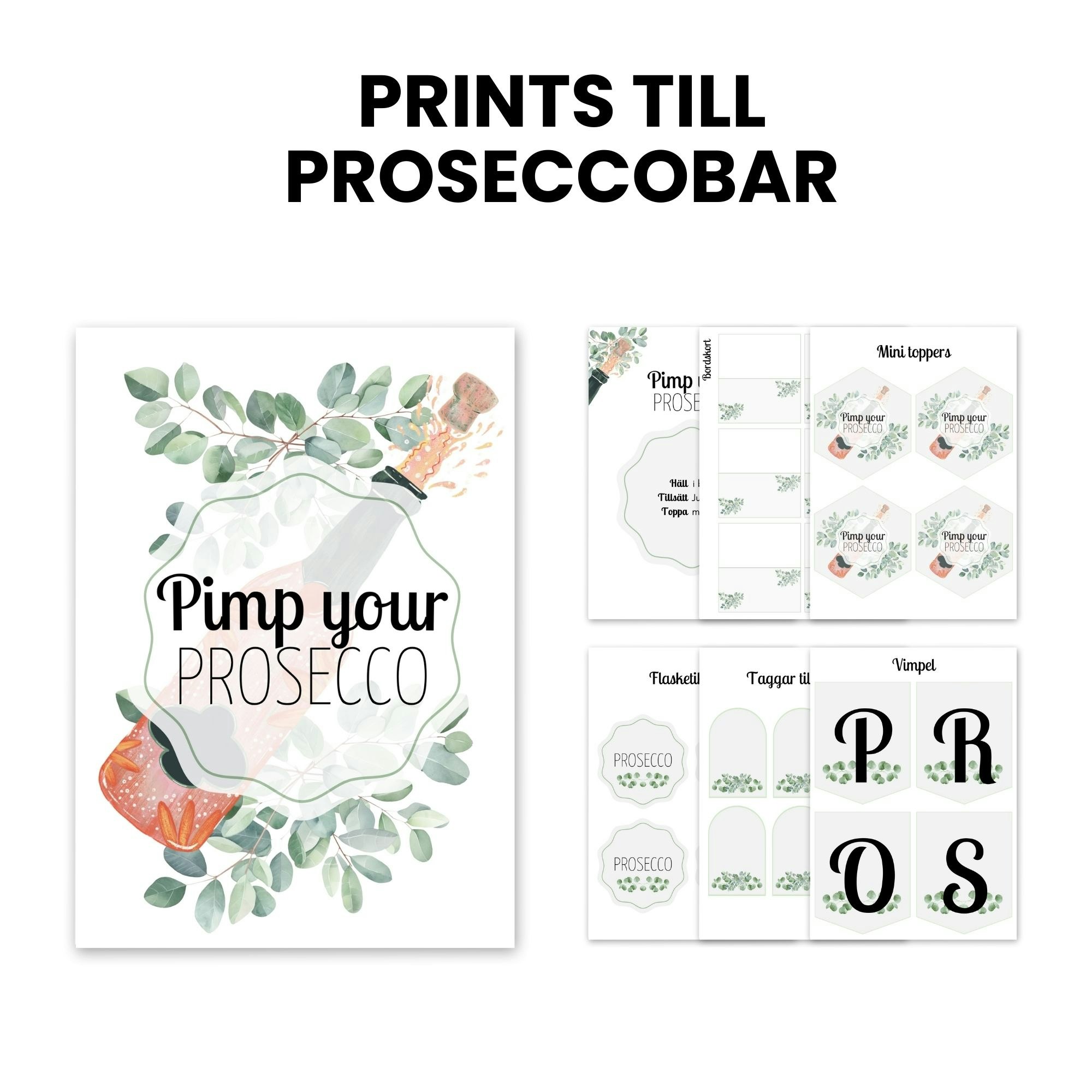 Prosecco bar