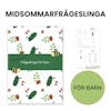 Frågeslinga till midsommar för barn