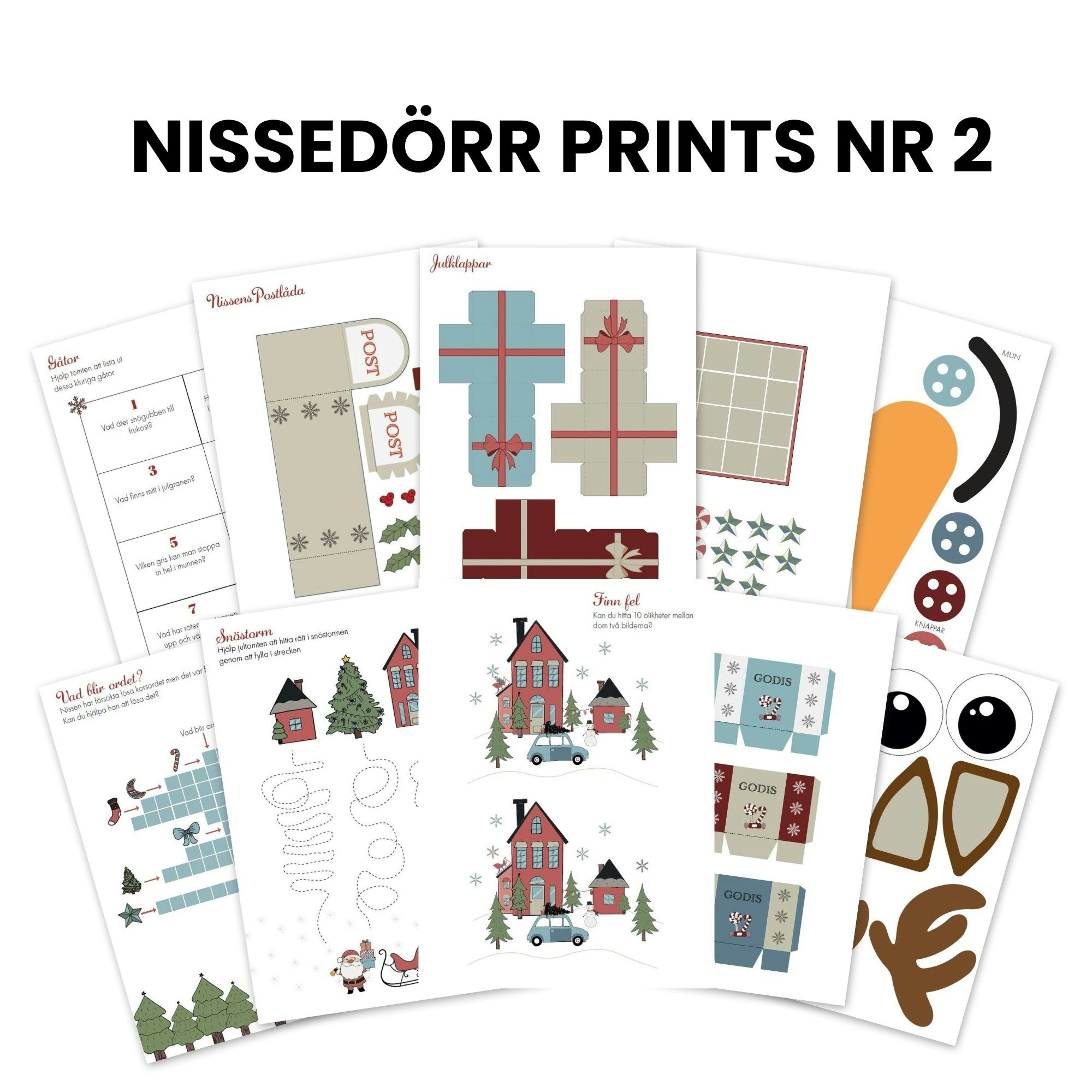 Nissedörr prints nr 2