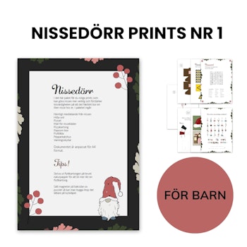 Nissedörr prints nr 1