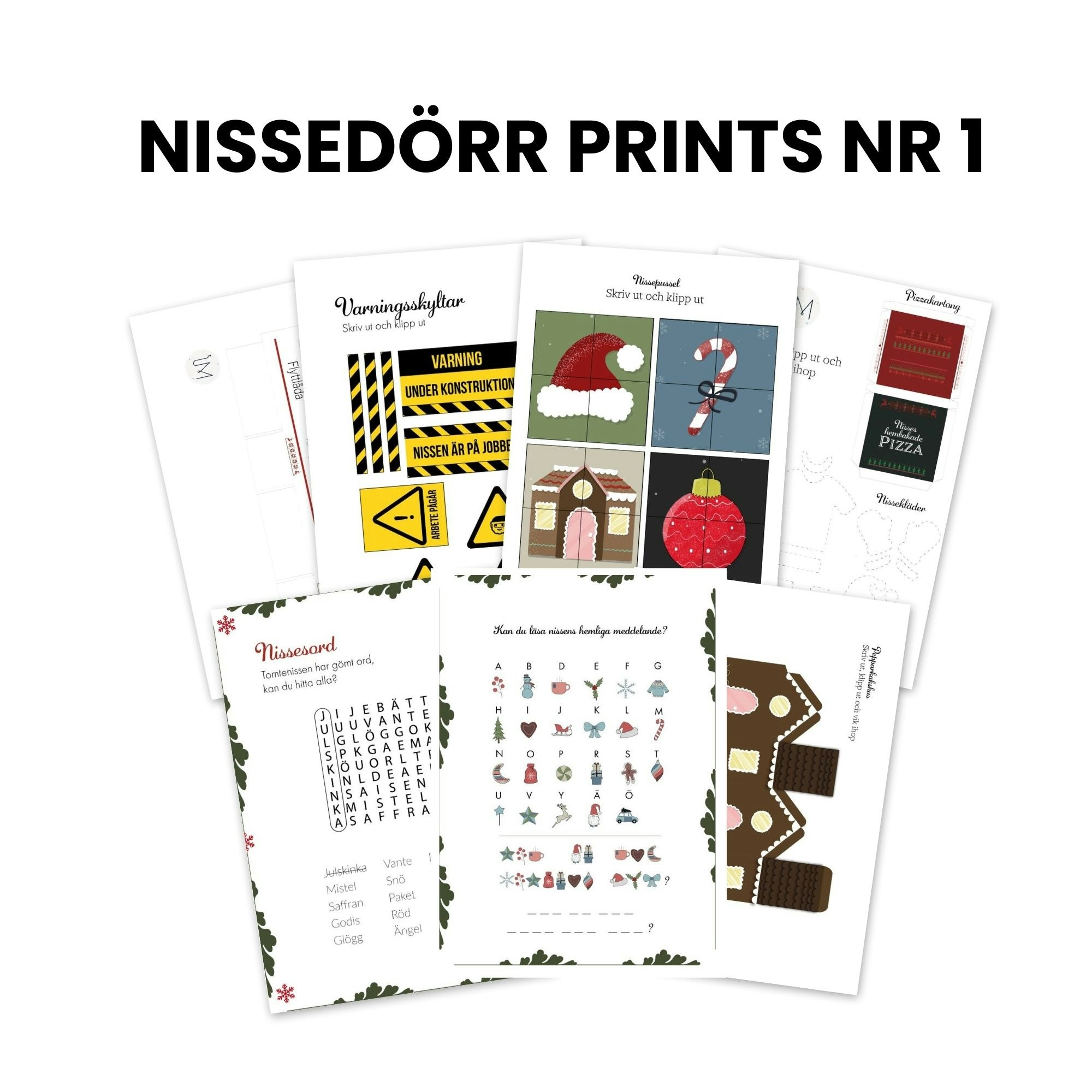 Nissedörr prints nr 1