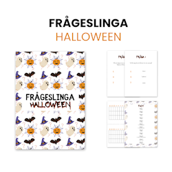 Frågeslinga till halloween för vuxna