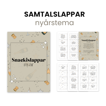 Snackislappar - nyår