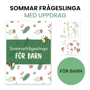 Sommar frågeslinga för barn