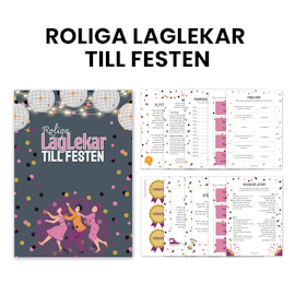 Roliga laglekar till festen