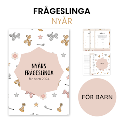 Nyårsfrågeslinga för barn
