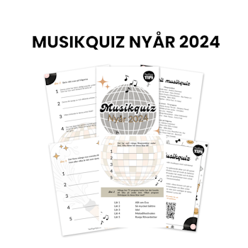 Musikquiz - nyår 2024