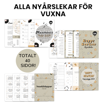 ALLA nyårslekar för vuxna