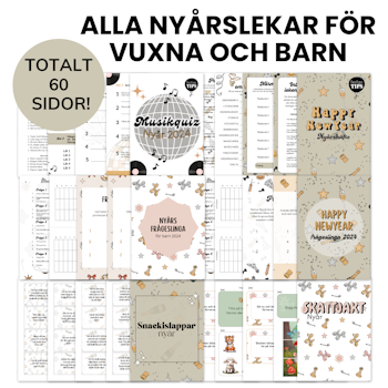 ALLA nyårslekar för både vuxna och barn