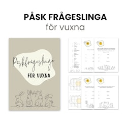 Frågeslinga till påsk för vuxna