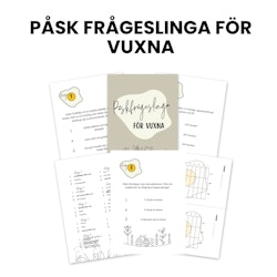 Frågeslinga till påsk för vuxna