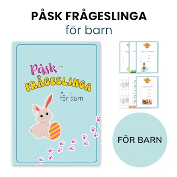 Frågeslinga till påsk för barn