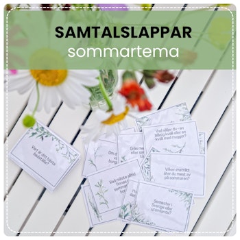 Snackislappar - med sommartema