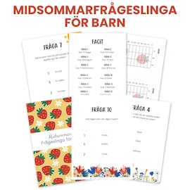 Midsommarfrågeslinga för barn