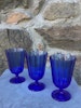 Vin & vattenglas 19 cl. Blå.