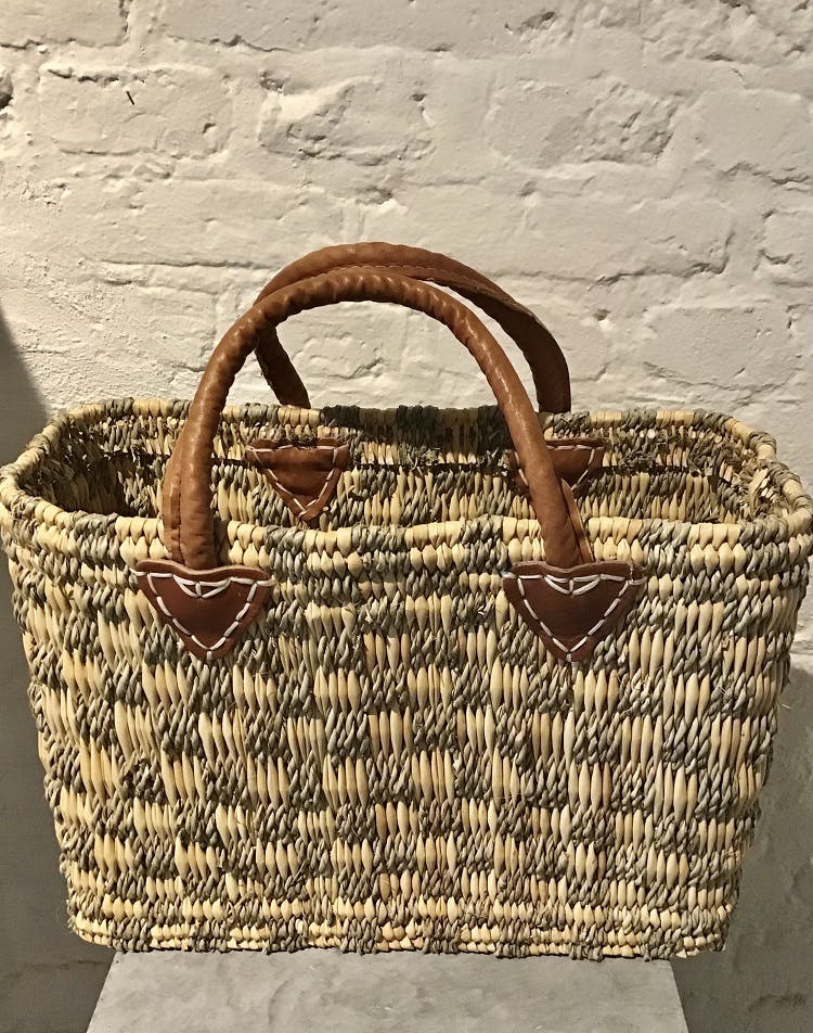 Stråväska/shoppingbag 36 cm.