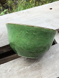 Anticato skål 14,5 cm. Grön.