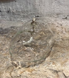 Oljelampa, stenformad 17 cm.