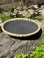Skål 28 cm. Blåsvart.