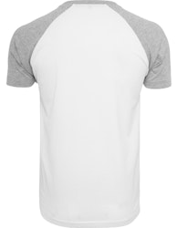 Raglan Contrast t-shirt Vit/Grå