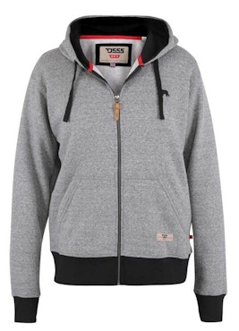 D555 Marland Hoodie Grå Twist