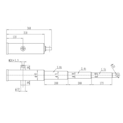 Hydraulsystem med tippcylinder 12V