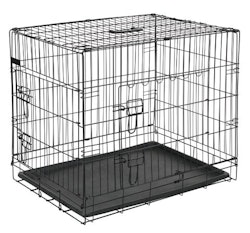 Hundbur med 2 dörrar, L
