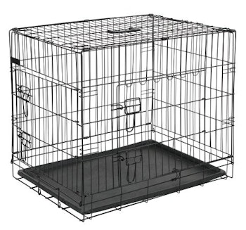 Hundbur med 2 dörrar, L