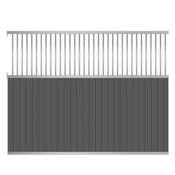 Mellanvägg 3,5 m, inkl plastplank, SWE