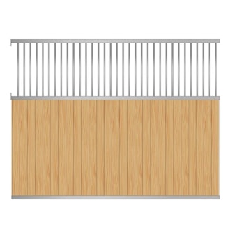 Mellanvägg 3,5 m, inkl granplank, SWE
