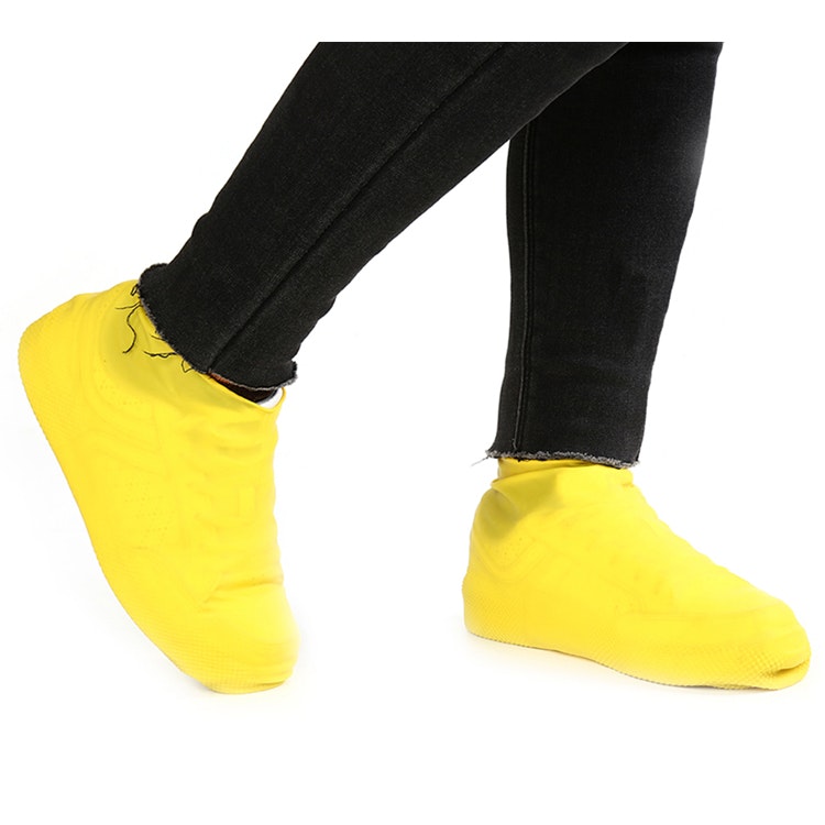 Overschoenen van rubber (geel)