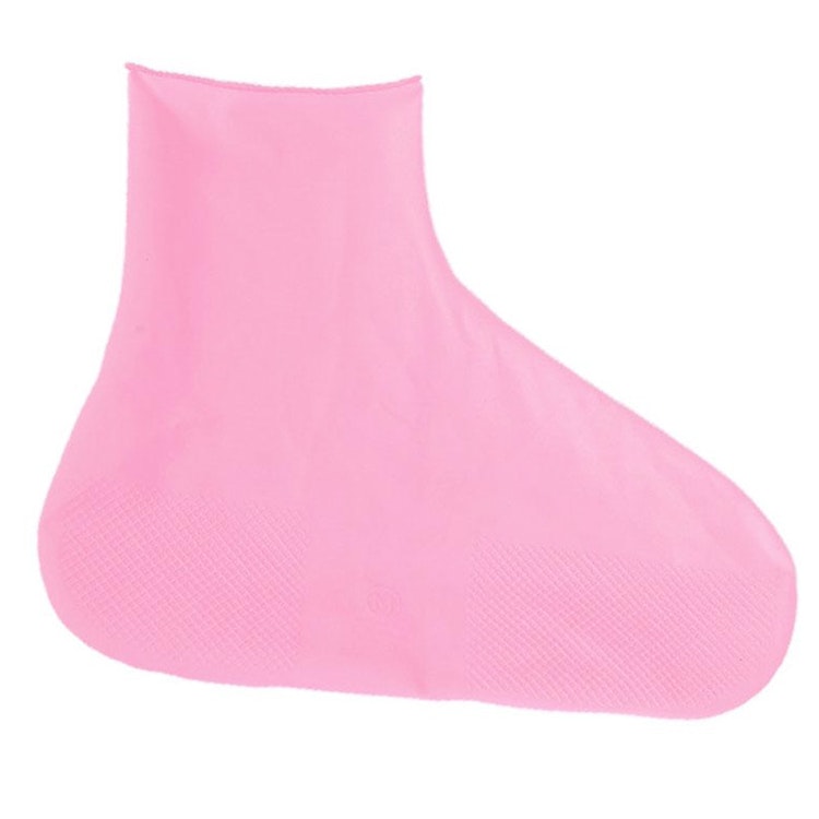 Overschoenen van rubber (roze)