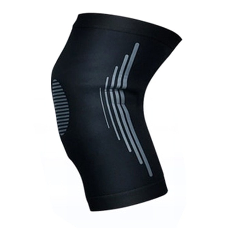 Elastische kniesteun (grijs) - Voor sport en hardlopen - € 17,95 -  Devoetenshop.nl