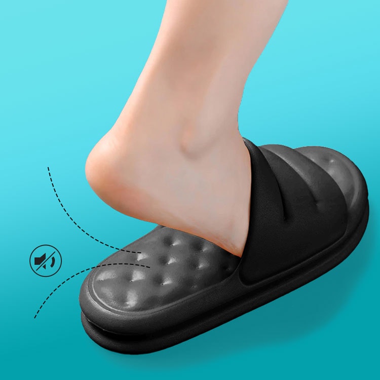Ergonomische slippers (zwart)