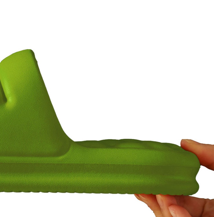Comfortabele slippers (groen)