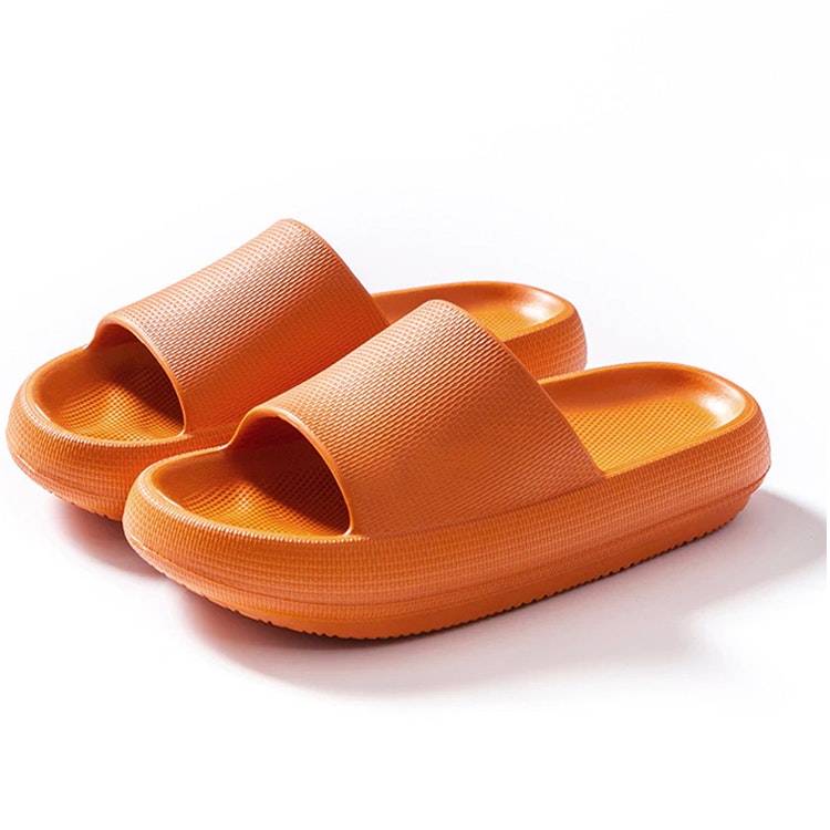 poll Scheiden eetlust Zachte slippers (oranje) - Schokabsorberende slippers | Prijs € 29,95 -  Devoetenshop.nl