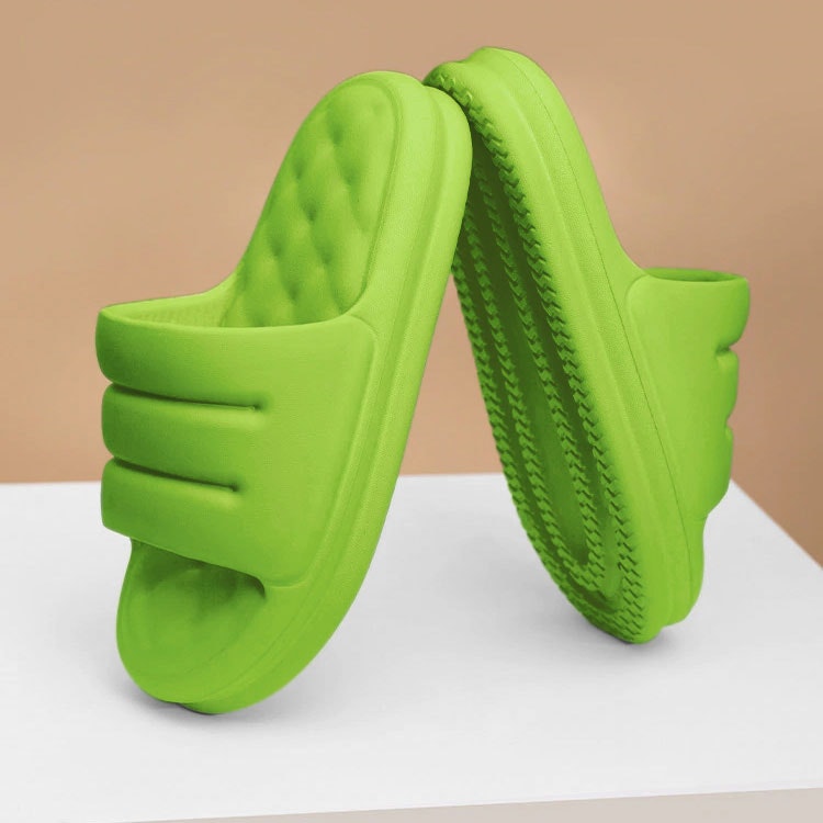 Comfortabele slippers (groen)